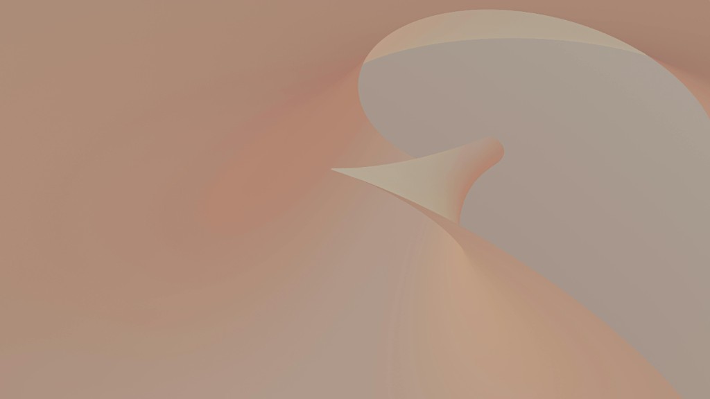 Abstract warm ivory and cream curves