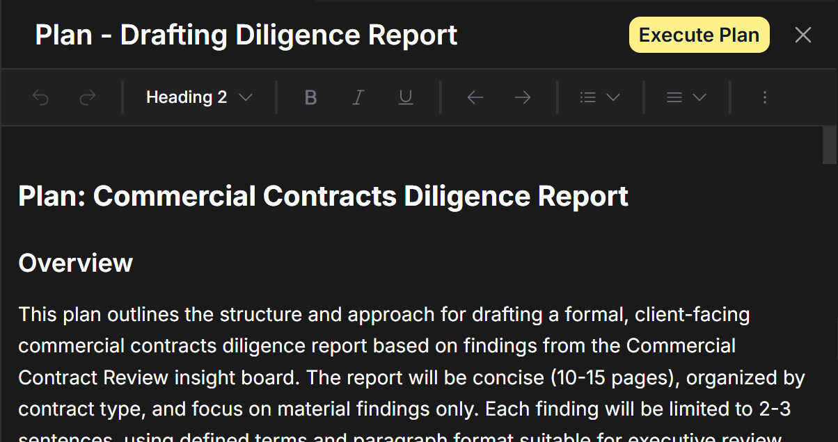 Intelligent Planning