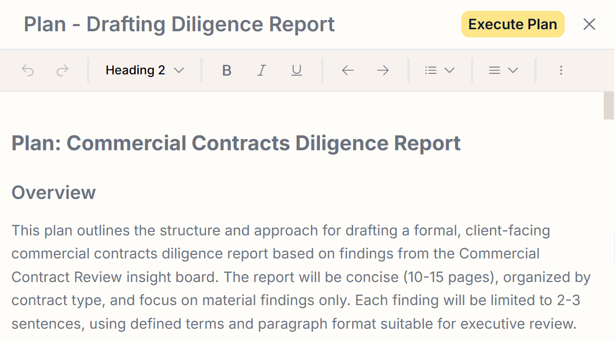 Intelligent Planning